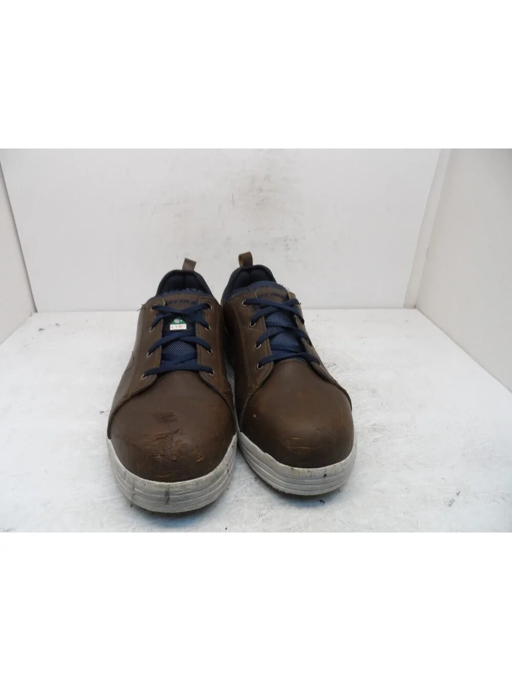 Skechers Men's Steel Toe Steel Plate Skate Safety Work Shoes 99999070 Brown 13M